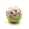 Hochet en crochet "chou-fleur"