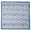 Grand foulard imprimé "Fleurs Indiennes" Margotte vert sapin – Image 2