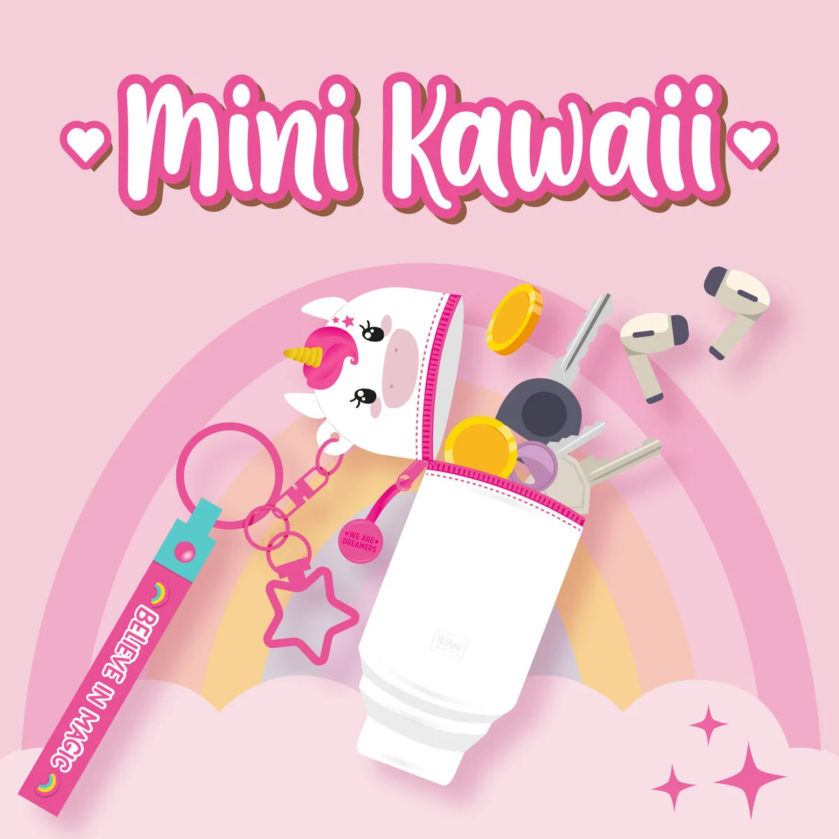 Porte-Monnaie Porte-Clés Licorne - Mini Kawaii – Image 5